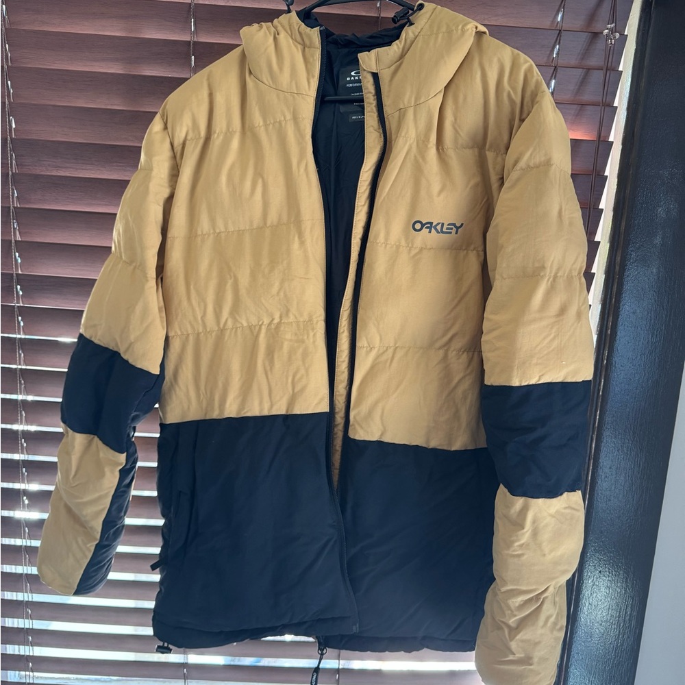 Oakley Mustard Yellow Two-Tone Ski Jacket